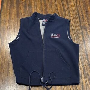 Vintage Navy blue Ralph Lauren polo vest
